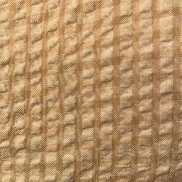 Men’s Lands End Seersucker Shirt, Medium - Picture 2 of 2